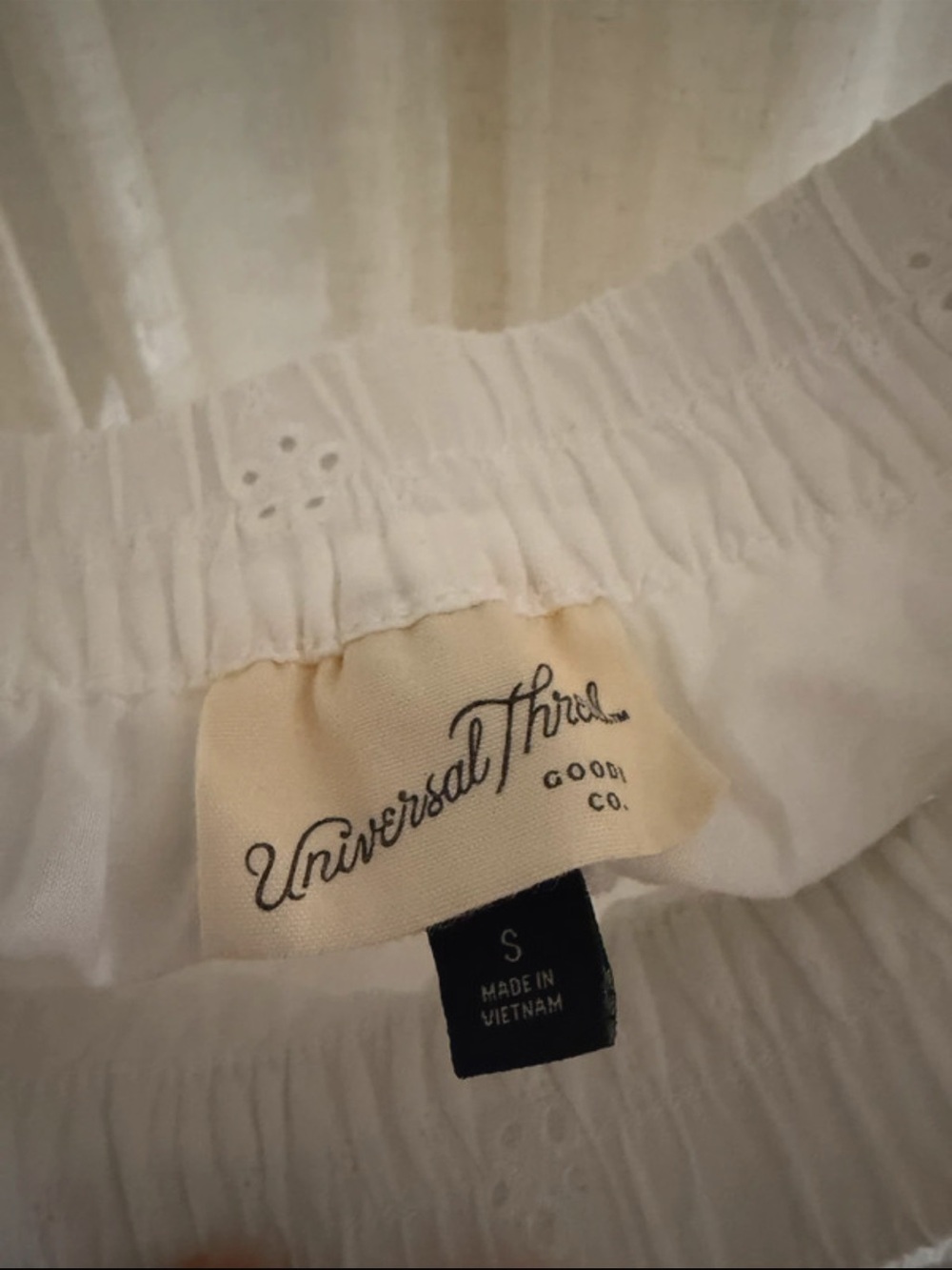 Universal Thread White Tiered Ruffle Mini Skirt - Picture 2 of 2